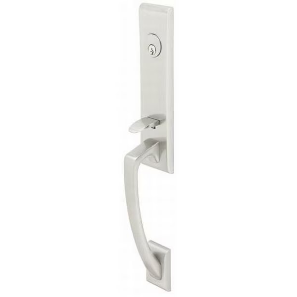 Satin Nickel Handleset 4805GVUS15RH, Emtek, Mfr#: 4805GVUS15RH